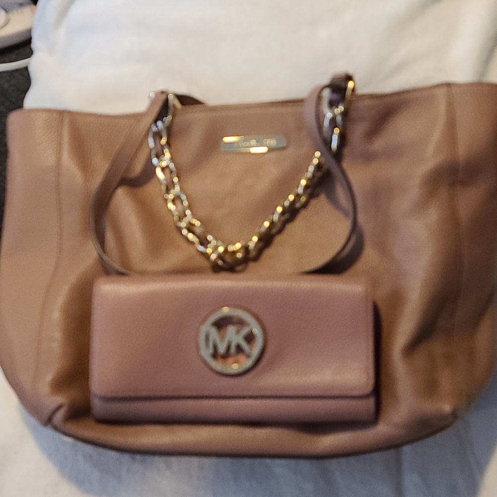 Michael Kors purse and wallet